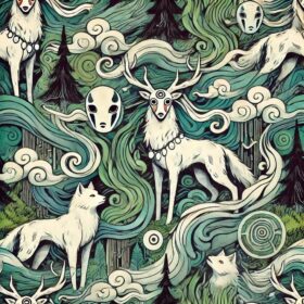 anime forest spirits