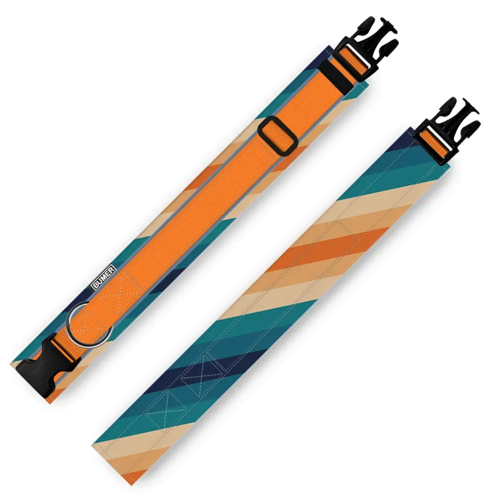 BUMER Hundehalsband, Steck-Halsband RETRO 70er JAHRE